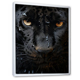 Black White Panther Abstract Encounter - Panther Wall Art Prints