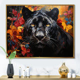 Panther Elusive Panther Collage - Panther Living Room Wall Art