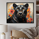 Panther Elusive Panther Geometric - Panther Bedroom Wall Art