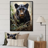 Panther En Plein Air - Panther Canvas Wall Art