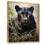 Panther En Plein Air - Panther Canvas Wall Art