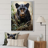 Panther En Plein Air - Panther Canvas Wall Art