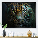 Black White Panther Eyes Of The Night - Panther Wall Art Prints