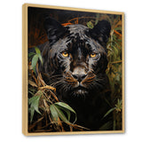 Green Panther Impressionist Elegance - Panther Home Decor Art