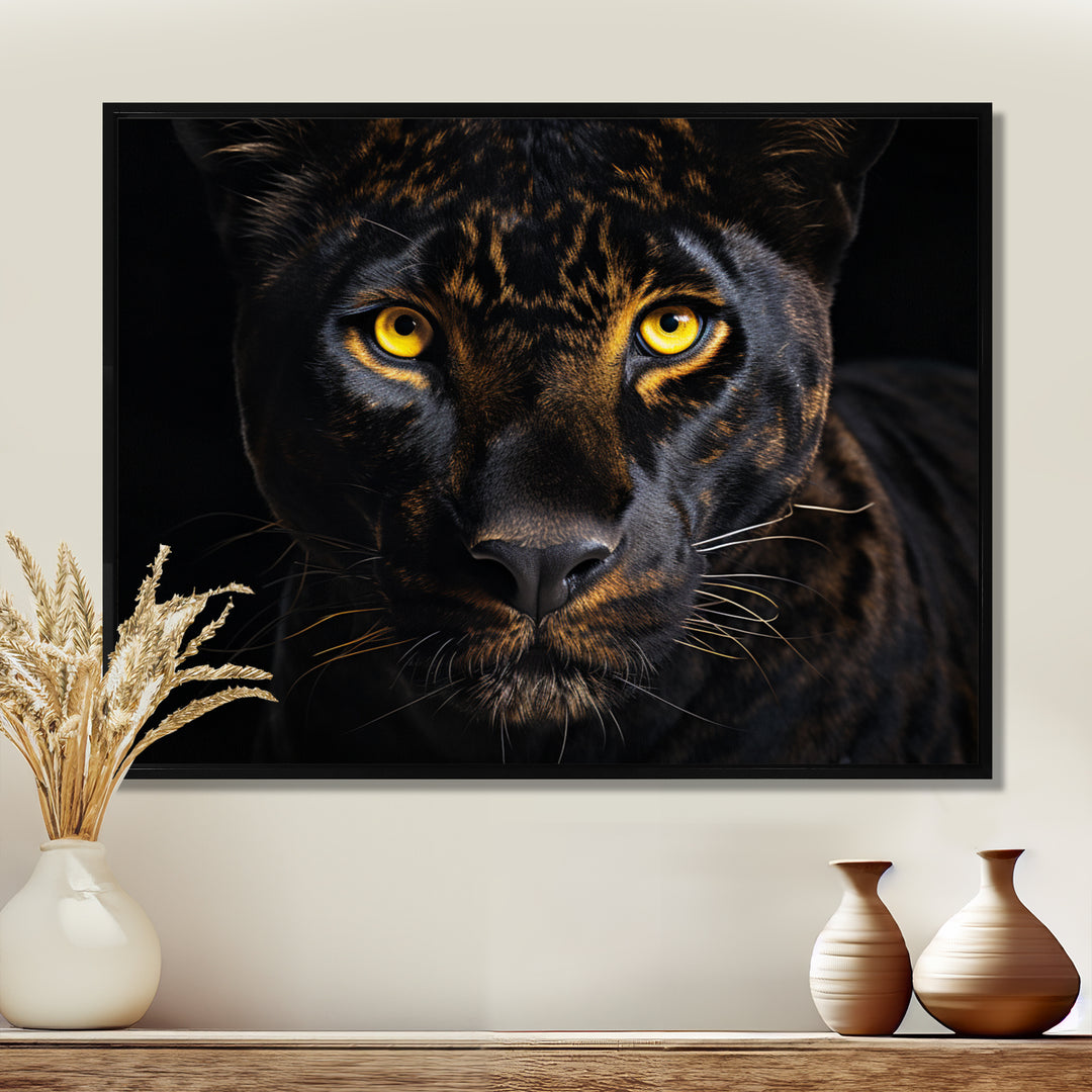 Black White Panther Majestic Panther - Panther Wall Decor