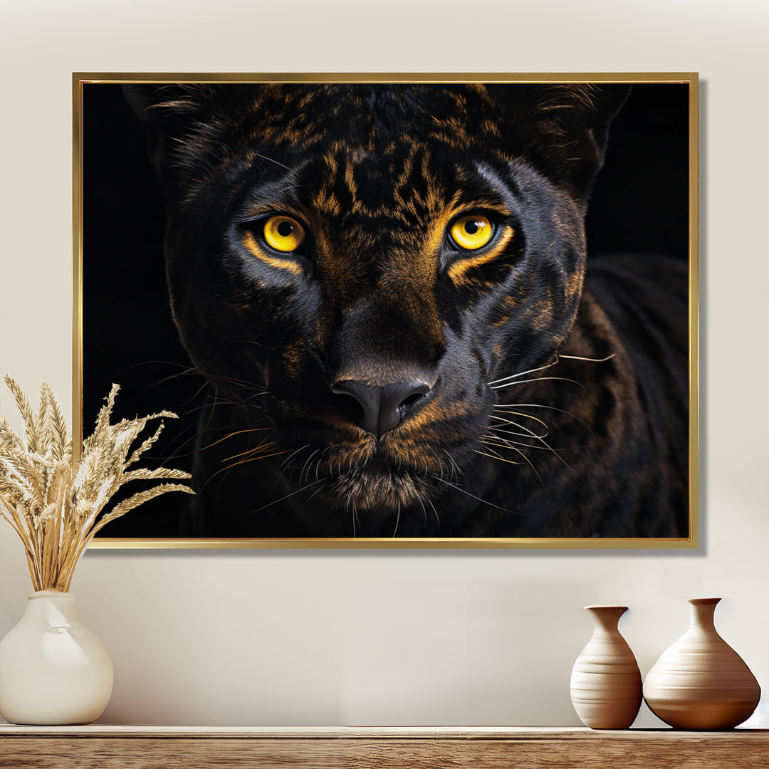 Black White Panther Majestic Panther - Panther Wall Decor