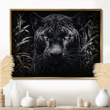 Black White Panther Nocturnal Majesty Scratchboard - Panther Wall Art Prints