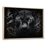 Black White Panther Nocturnal Majesty Scratchboard - Panther Wall Art Prints