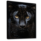 Black White Panther Portrait Vibrant - Black Panther Wall Art