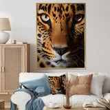 Brown Leopard Textures Of Strength - Panther Home Decor Art