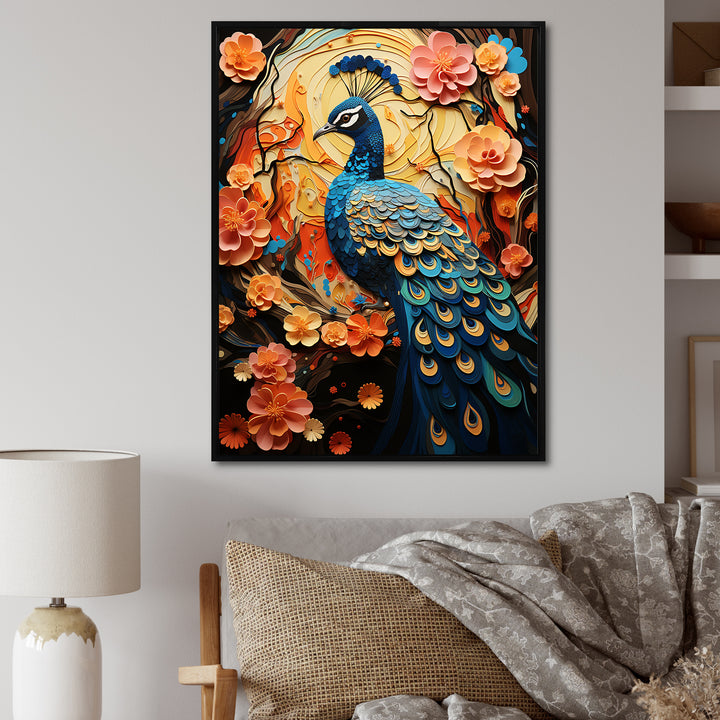 Peacock Collage Peacock Collage - Peacock Wall Decor