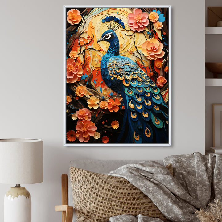 Peacock Collage Peacock Collage - Peacock Wall Decor