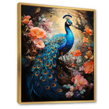 Peacock Luminous - Peacock Living Room Wall Art