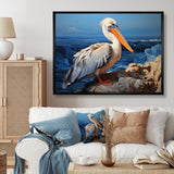 Grey Pelican Pelicans Perch - Pelican Home Decor Art
