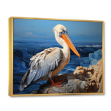 Grey Pelican Pelicans Perch - Pelican Home Decor Art