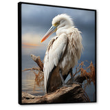 Grey Pelican Tranquil Waters Pelican - Pelican Bedroom Wall Art