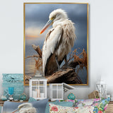 Grey Pelican Tranquil Waters Pelican - Pelican Bedroom Wall Art