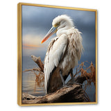 Grey Pelican Tranquil Waters Pelican - Pelican Bedroom Wall Art