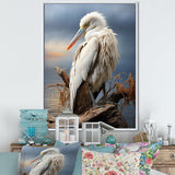 Grey Pelican Tranquil Waters Pelican - Pelican Bedroom Wall Art