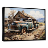 Farm Pickup Truck Elegance - Transportation Canvas Wall Art