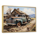 Farm Pickup Truck Elegance - Transportation Canvas Wall Art