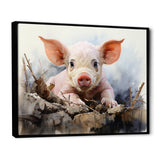 Pig Joyful Oinker - Pig Bedroom Wall Art