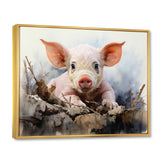 Pig Joyful Oinker - Pig Bedroom Wall Art