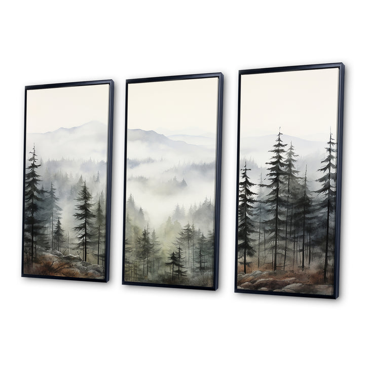 Pine Tree Misty Mountain II - Multi-Panels