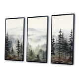 Pine Tree Misty Mountain II - Multi-Panels