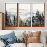 Pine Tree Misty Mountain II - Multi-Panels