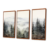 Pine Tree Misty Mountain II - Multi-Panels