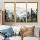 Pine Tree Misty Mountain II - Multi-Panels