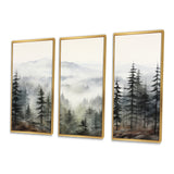 Pine Tree Misty Mountain II - Multi-Panels