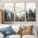 Pine Tree Misty Mountain II - Multi-Panels