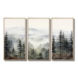 Pine Tree Misty Mountain II - Multi-Panels