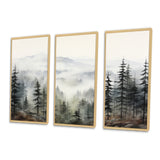 Pine Tree Misty Mountain II - Multi-Panels