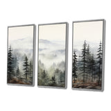 Pine Tree Misty Mountain II - Multi-Panels