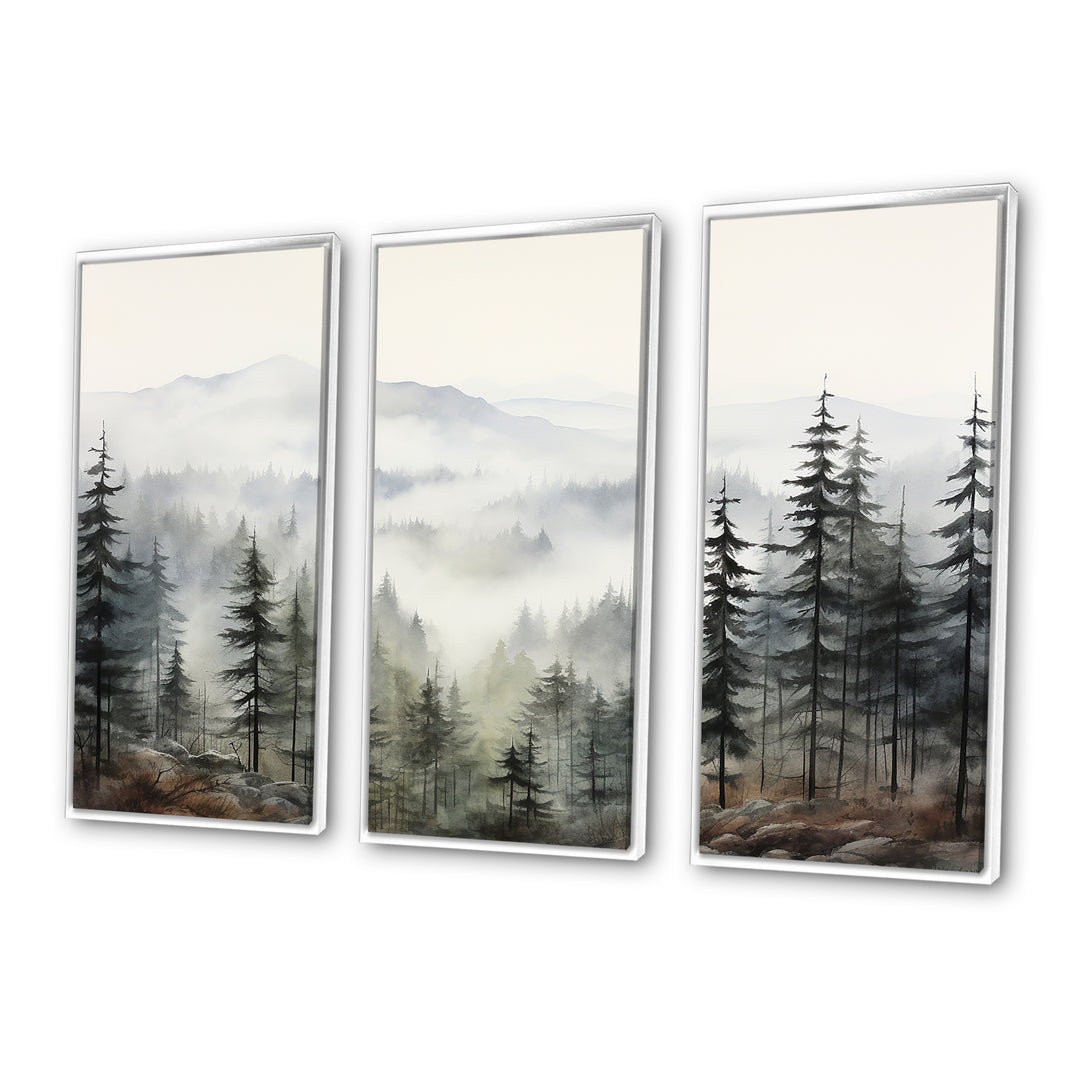 Pine Tree Misty Mountain II - Multi-Panels
