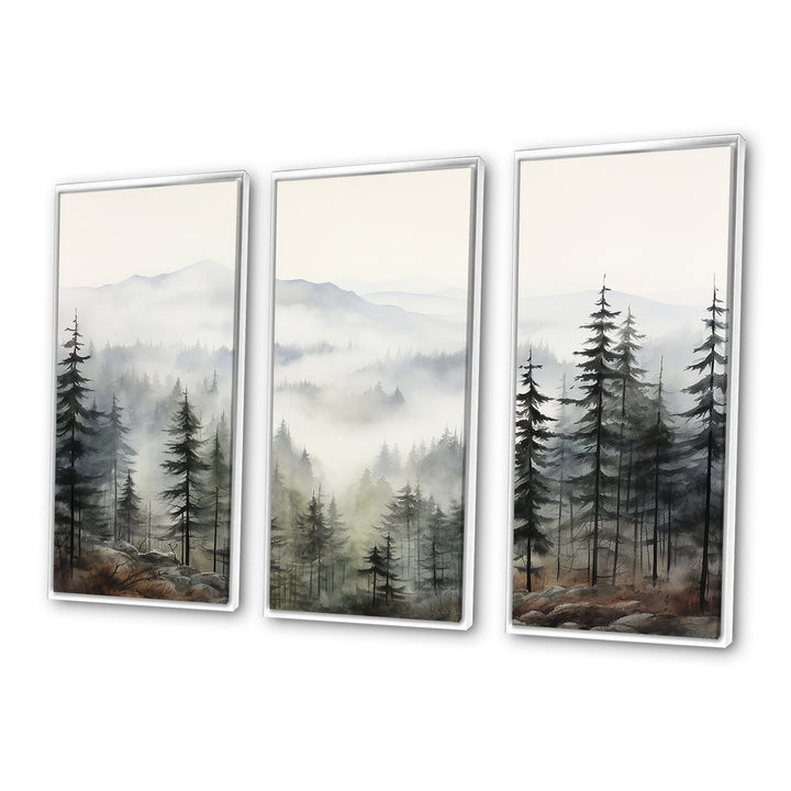 Pine Tree Misty Mountain II - Multi-Panels