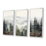 Pine Tree Misty Mountain II - Multi-Panels