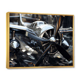 Plane With Abstracted Propellers - Plane Canvas Wall Art