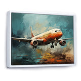 Plane Atmospheric Journey - Plane Canvas Wall Art