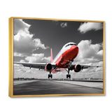 Grey Flight Of Dreams - Plane Canvas Wall Art