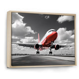 Grey Flight Of Dreams - Plane Canvas Wall Art