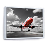 Grey Flight Of Dreams - Plane Canvas Wall Art