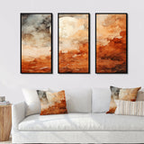 Brown Abstract Space Planet - Multi-Panels