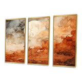 Brown Abstract Space Planet - Multi-Panels