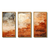 Brown Abstract Space Planet - Multi-Panels