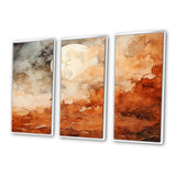 Brown Abstract Space Planet - Multi-Panels