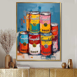 Pop Art Campbells Soup I - Fashion Canvas Wall Art